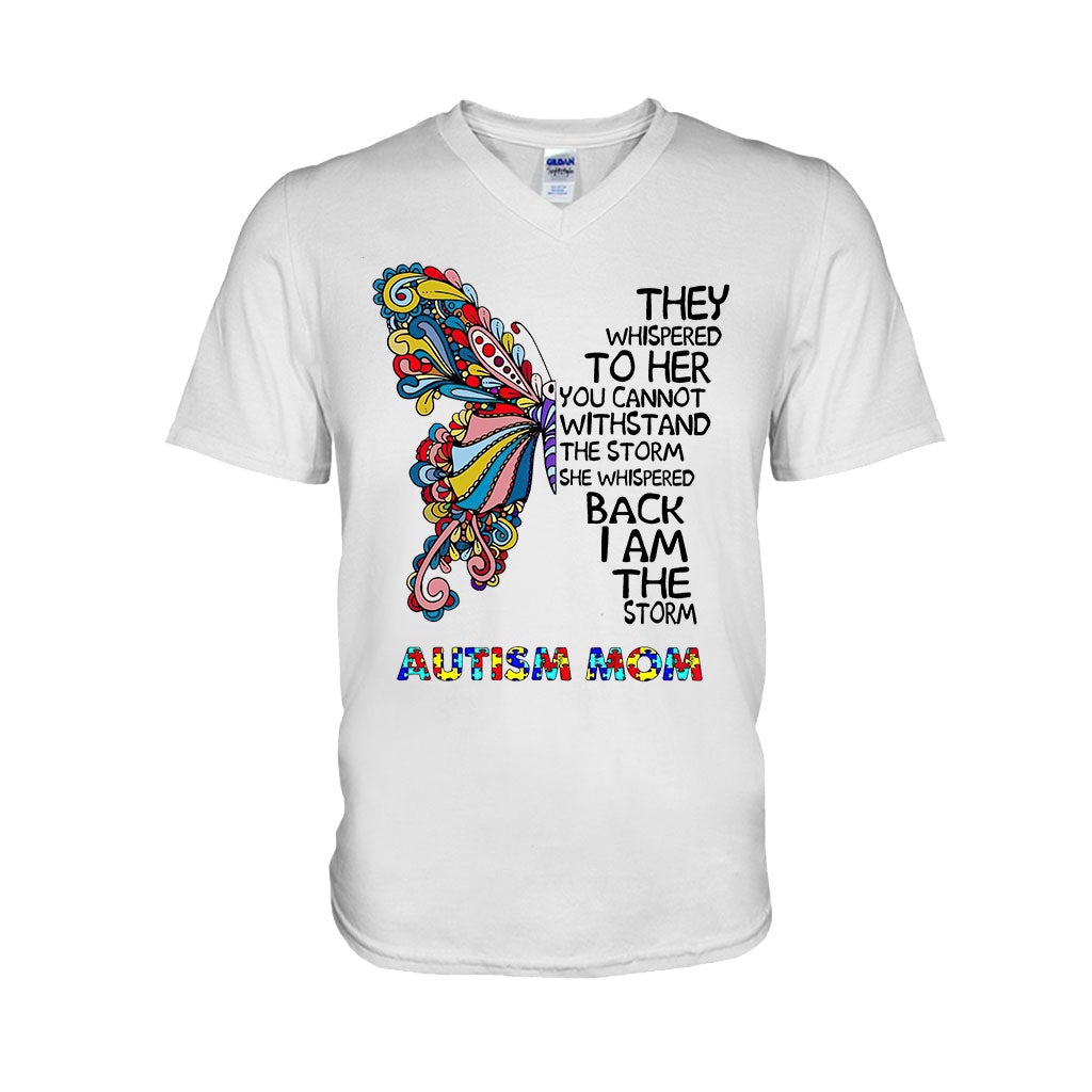 They Whispered To Her  - Autism Awareness T-shirt And Hoodie 062021