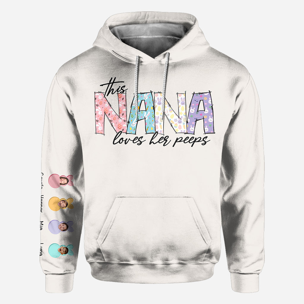 This Mama/ Nana/ Mimi... Loves Her Bunnies - Personalized Mother All Over Shirt