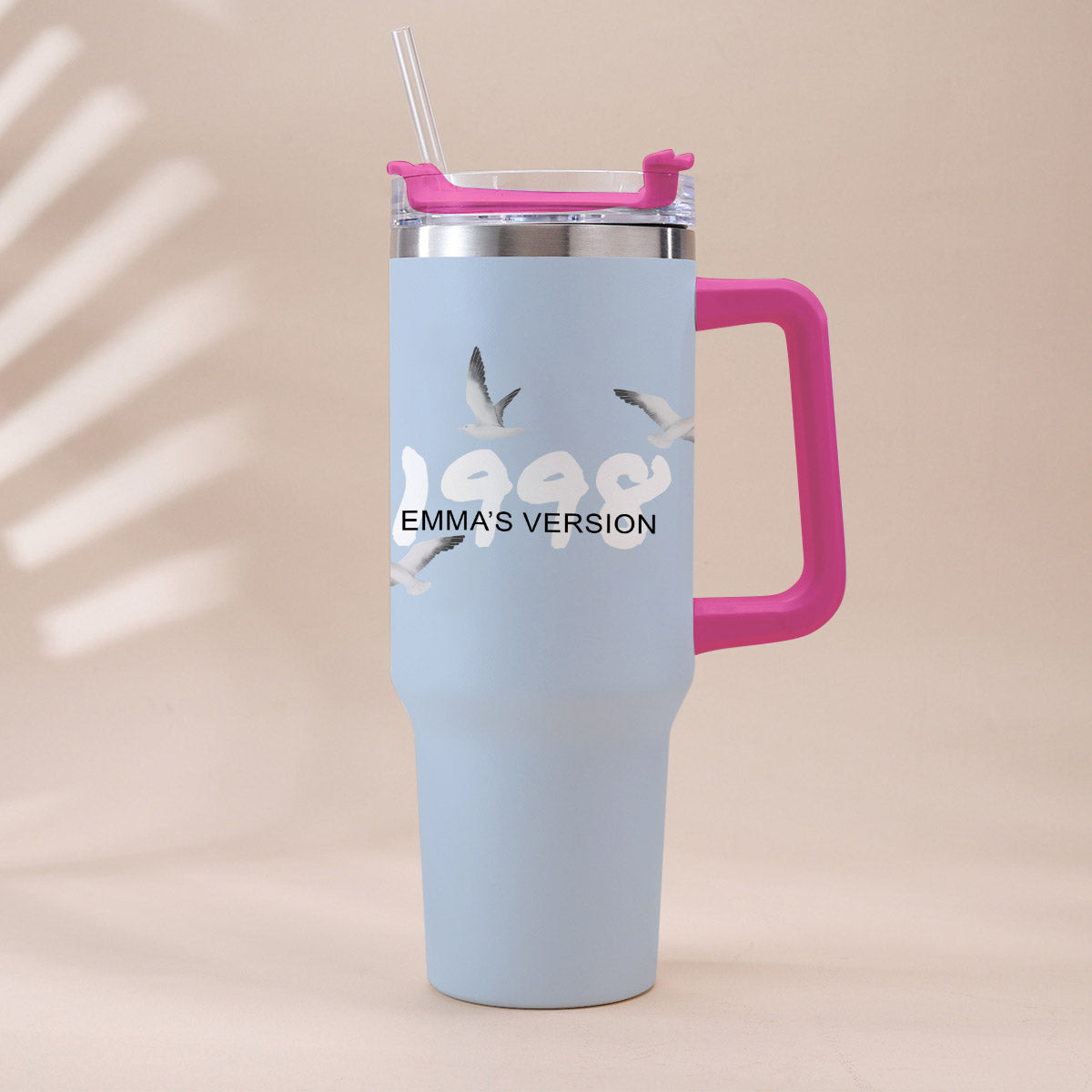 Your Name's Version - Personalized Tay-tay Lover Tumbler With Handle