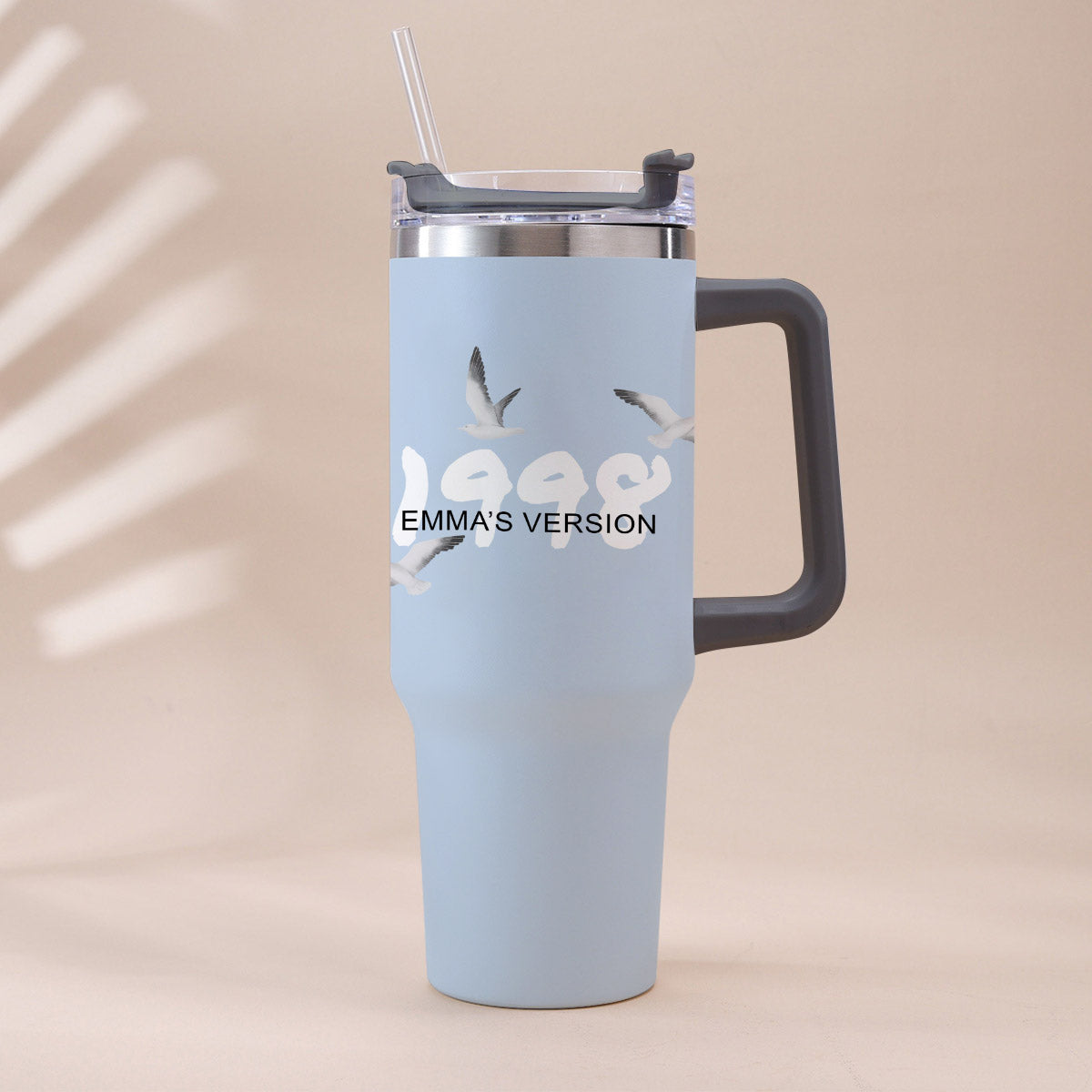 Your Name's Version - Personalized Tay-tay Lover Tumbler With Handle