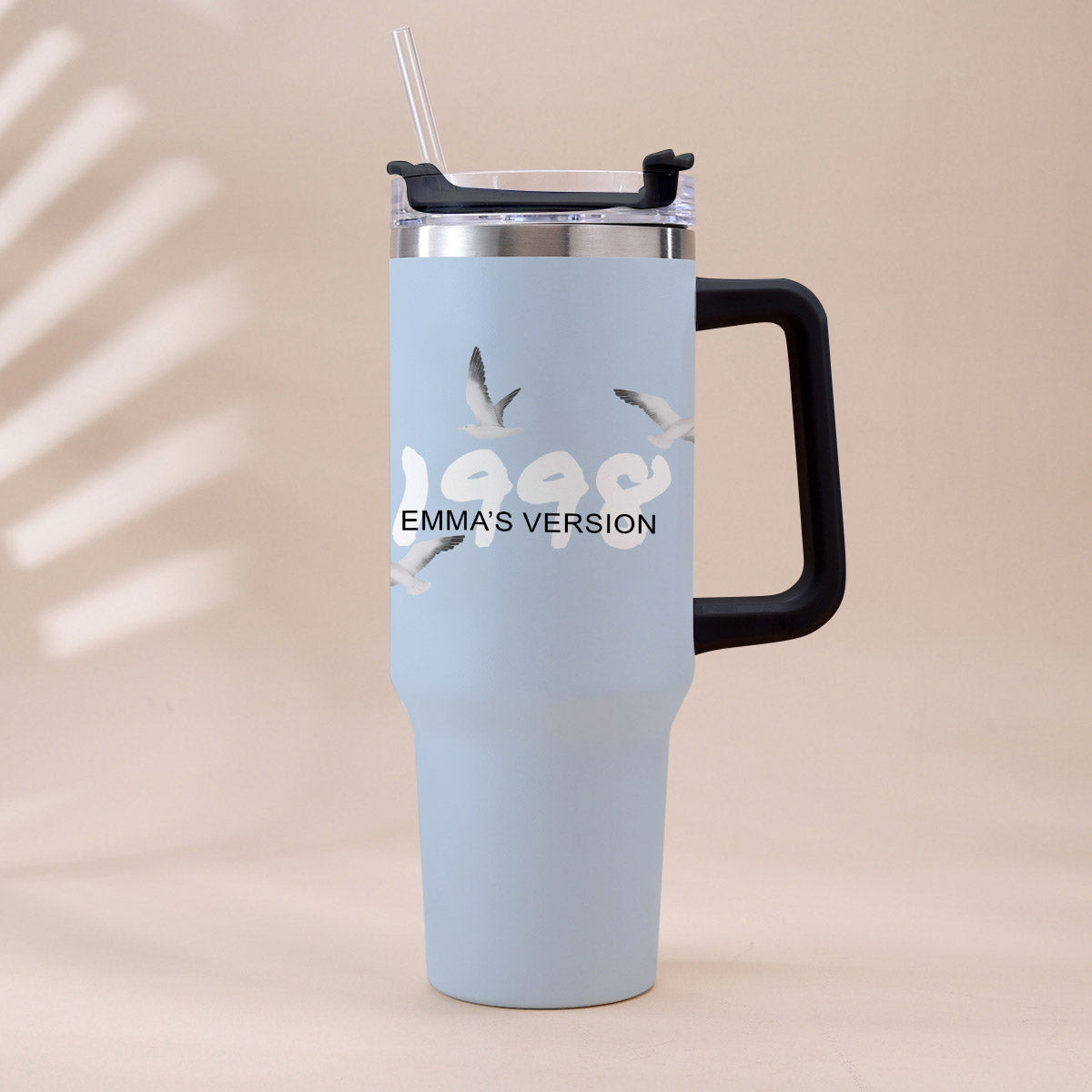 Your Name's Version - Personalized Tay-tay Lover Tumbler With Handle