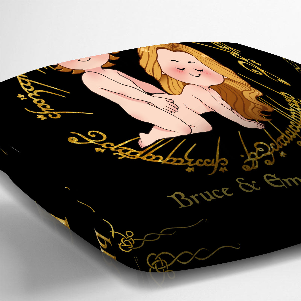 Your Butt Is My Precious - Personalized Couple Throw Pillow