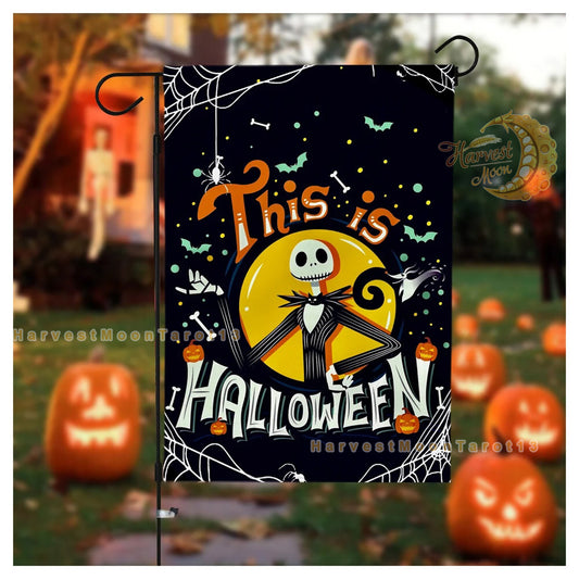 This Is Halloween Nightmare Garden Flag 0823