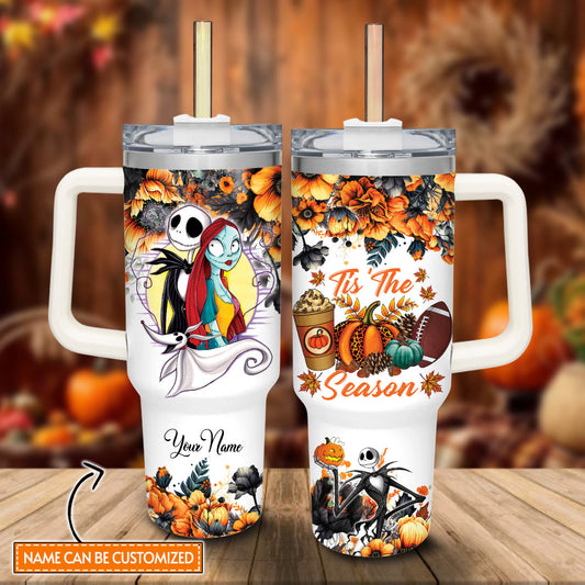 Tis' The Season Nightmare Tumbler With Handle 0224