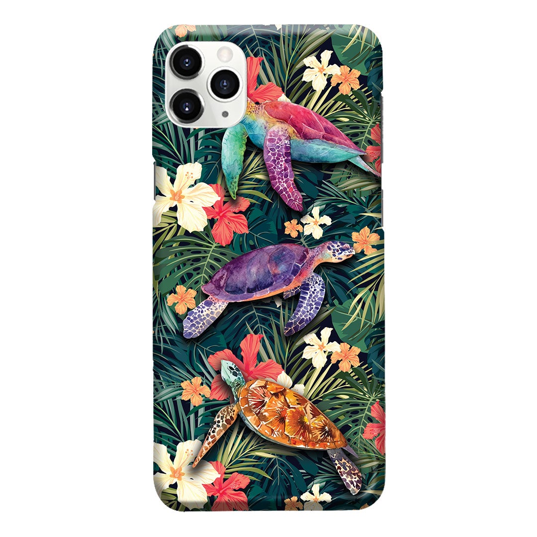 Tropical Turtles Phone Case