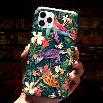 Tropical Turtles Phone Case