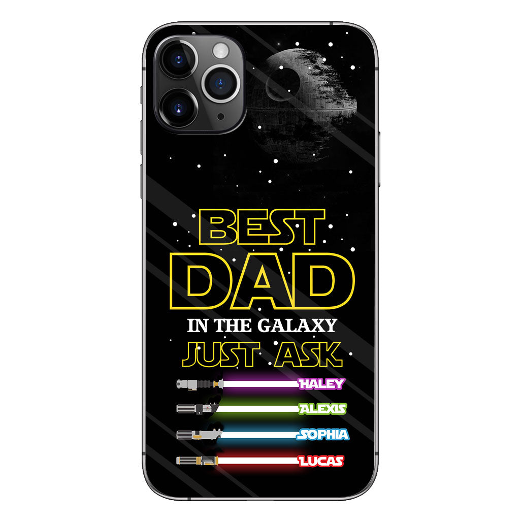 Best Dad In The Galaxy - Personalized Father's Day Phone Case