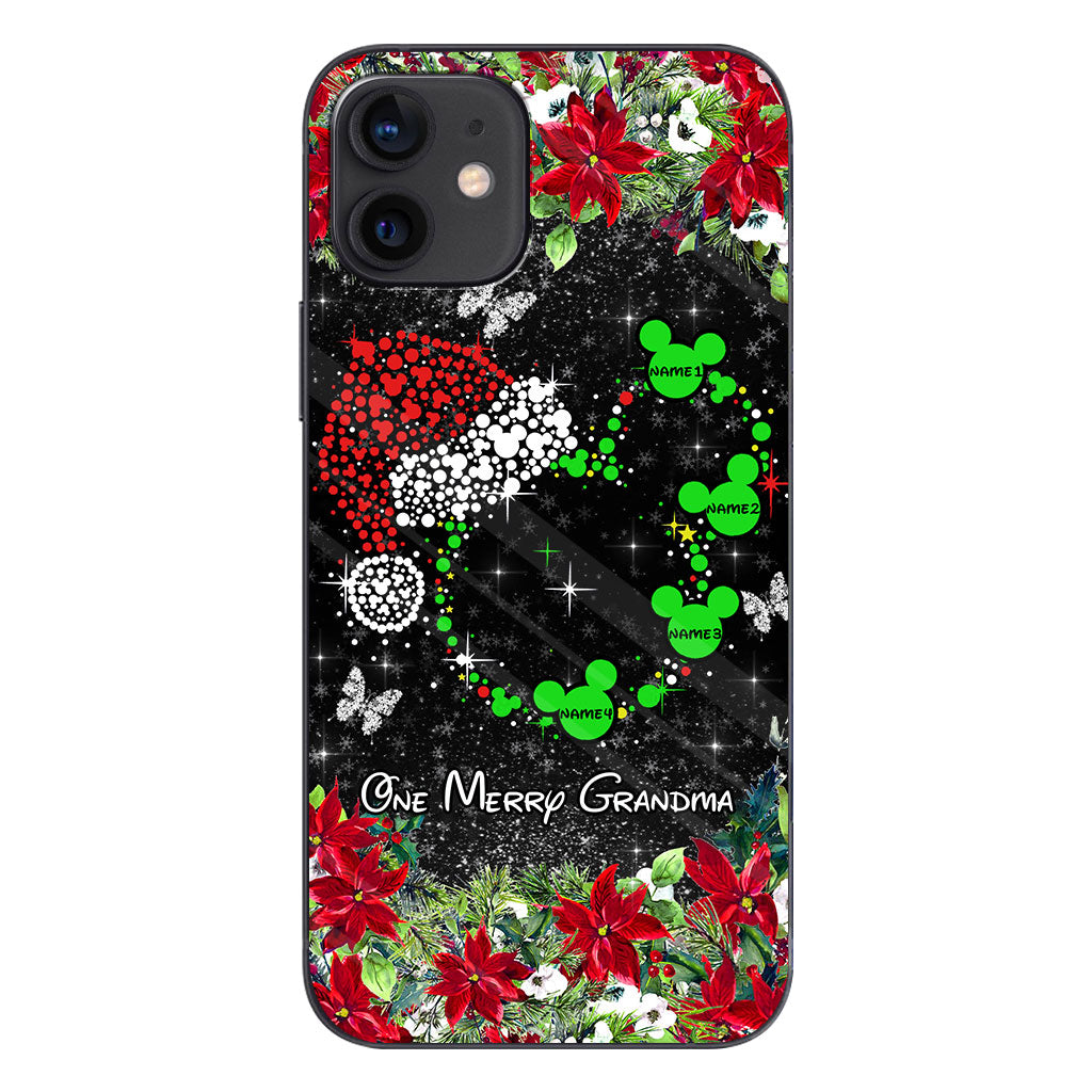 One Merry Grandma - Personalized Christmas Grandma Phone Case