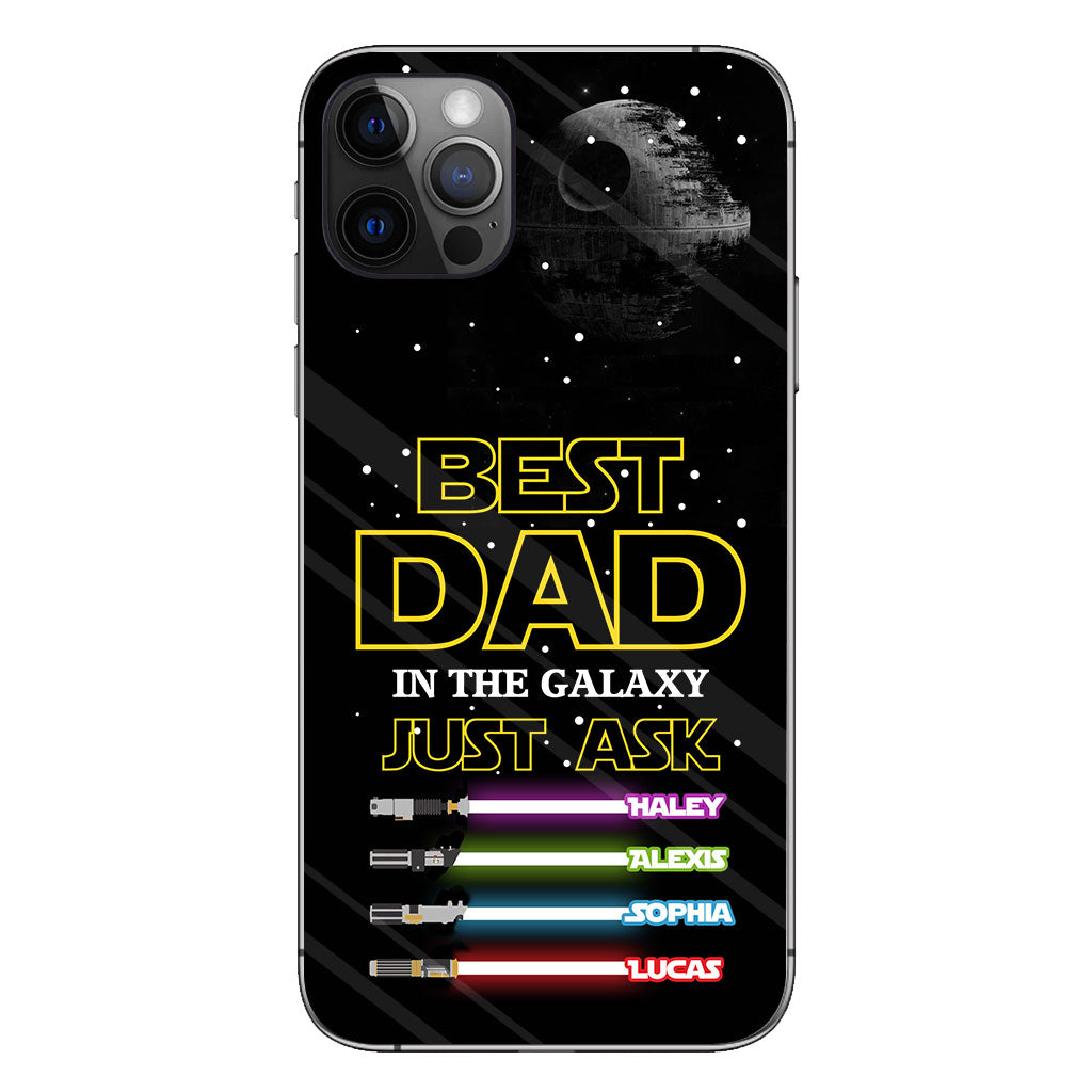 Best Dad In The Galaxy - Personalized Father's Day Phone Case