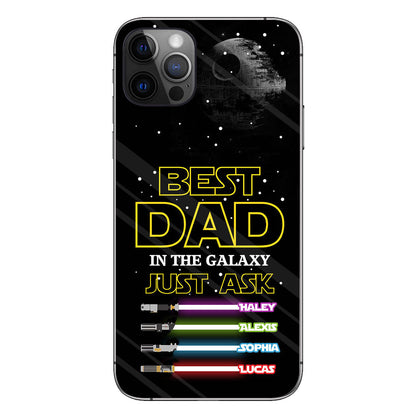 Best Dad In The Galaxy - Personalized Father's Day Phone Case