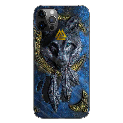 Viking Wolf - Phone Case With 3D Pattern Print