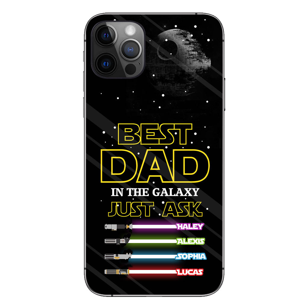 Best Dad In The Galaxy - Personalized Father's Day Phone Case