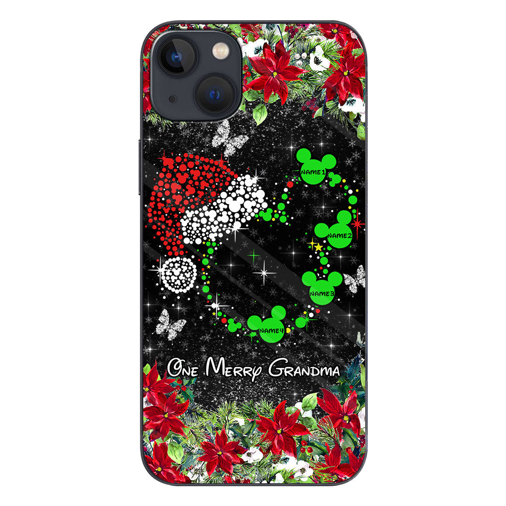 One Merry Grandma - Personalized Christmas Grandma Phone Case