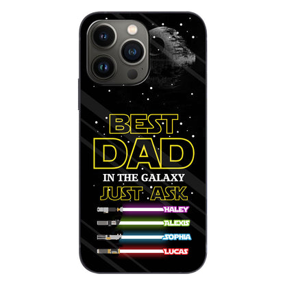 Best Dad In The Galaxy - Personalized Father's Day Phone Case