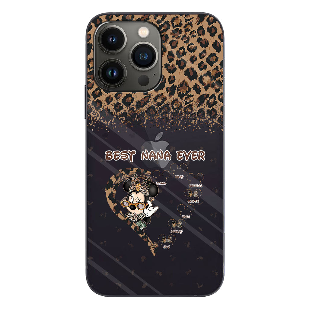 Best Grandma Ever - Personalized Grandma Clear Phone Case