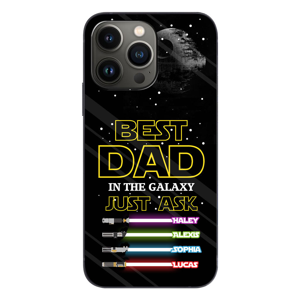 Best Dad In The Galaxy - Personalized Father's Day Phone Case