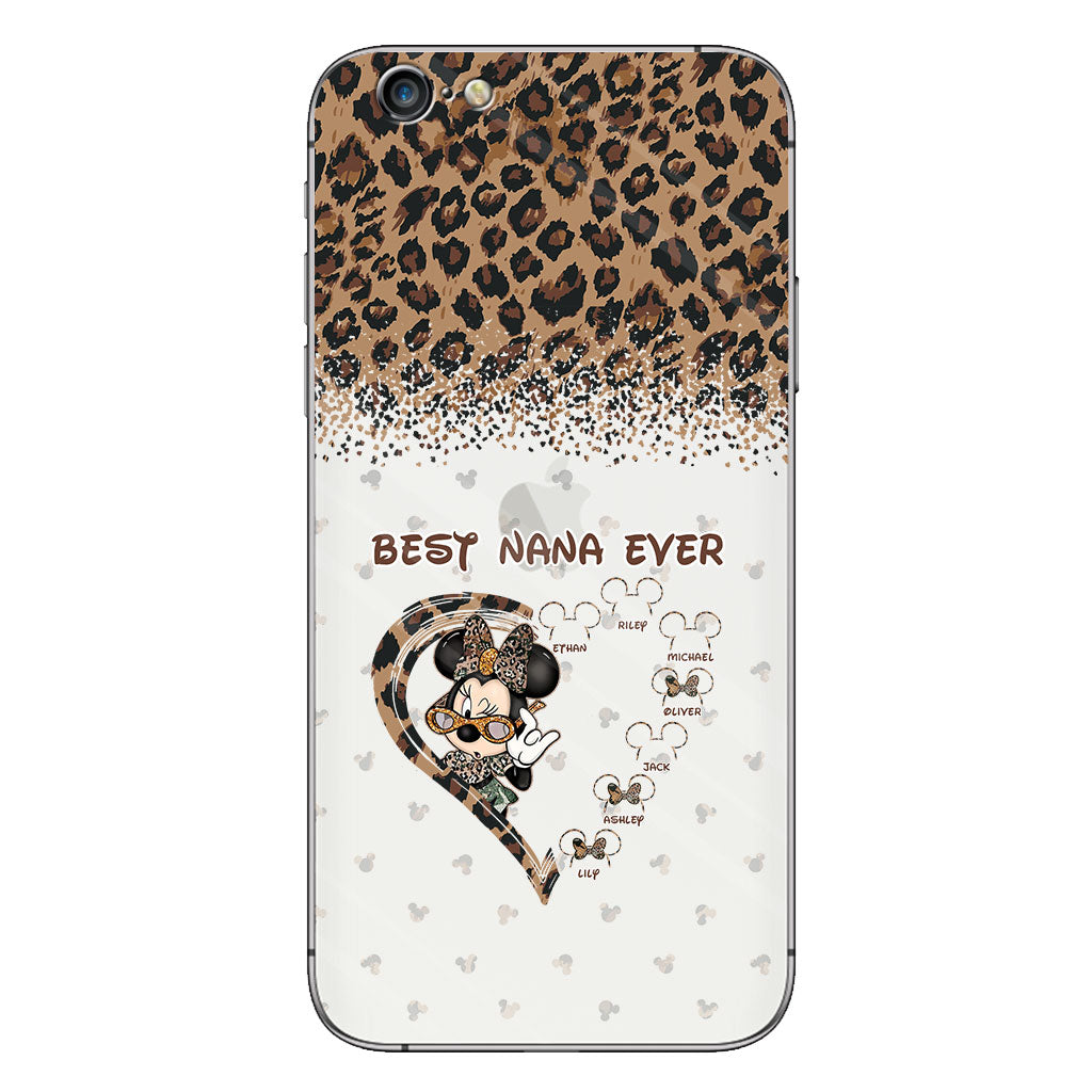 Best Grandma Ever - Personalized Grandma Clear Phone Case