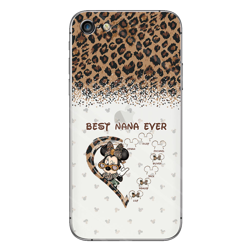 Best Grandma Ever - Personalized Grandma Clear Phone Case