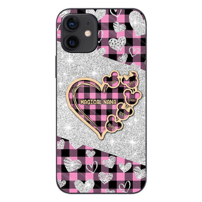 Valentine Heart Grandma - Personalized Grandma Phone Case