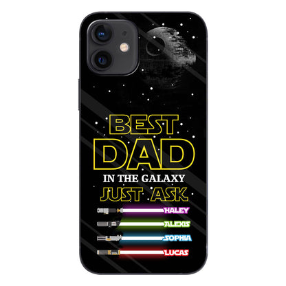 Best Dad In The Galaxy - Personalized Father's Day Phone Case