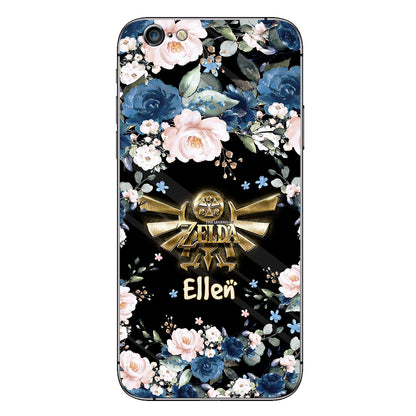 Blue Roses Legend Wings - Personalized The Hero's Legend Phone Case