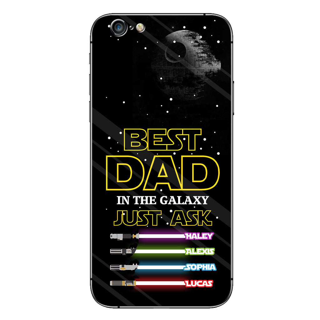 Best Dad In The Galaxy - Personalized Father's Day Phone Case