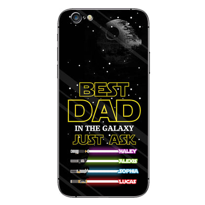 Best Dad In The Galaxy - Personalized Father's Day Phone Case