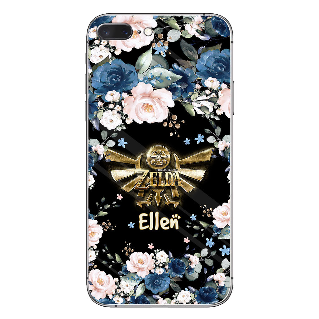 Blue Roses Legend Wings - Personalized The Hero's Legend Phone Case