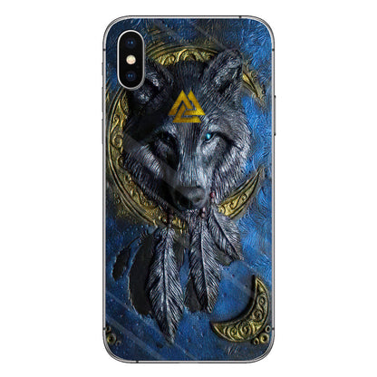 Viking Wolf - Phone Case With 3D Pattern Print