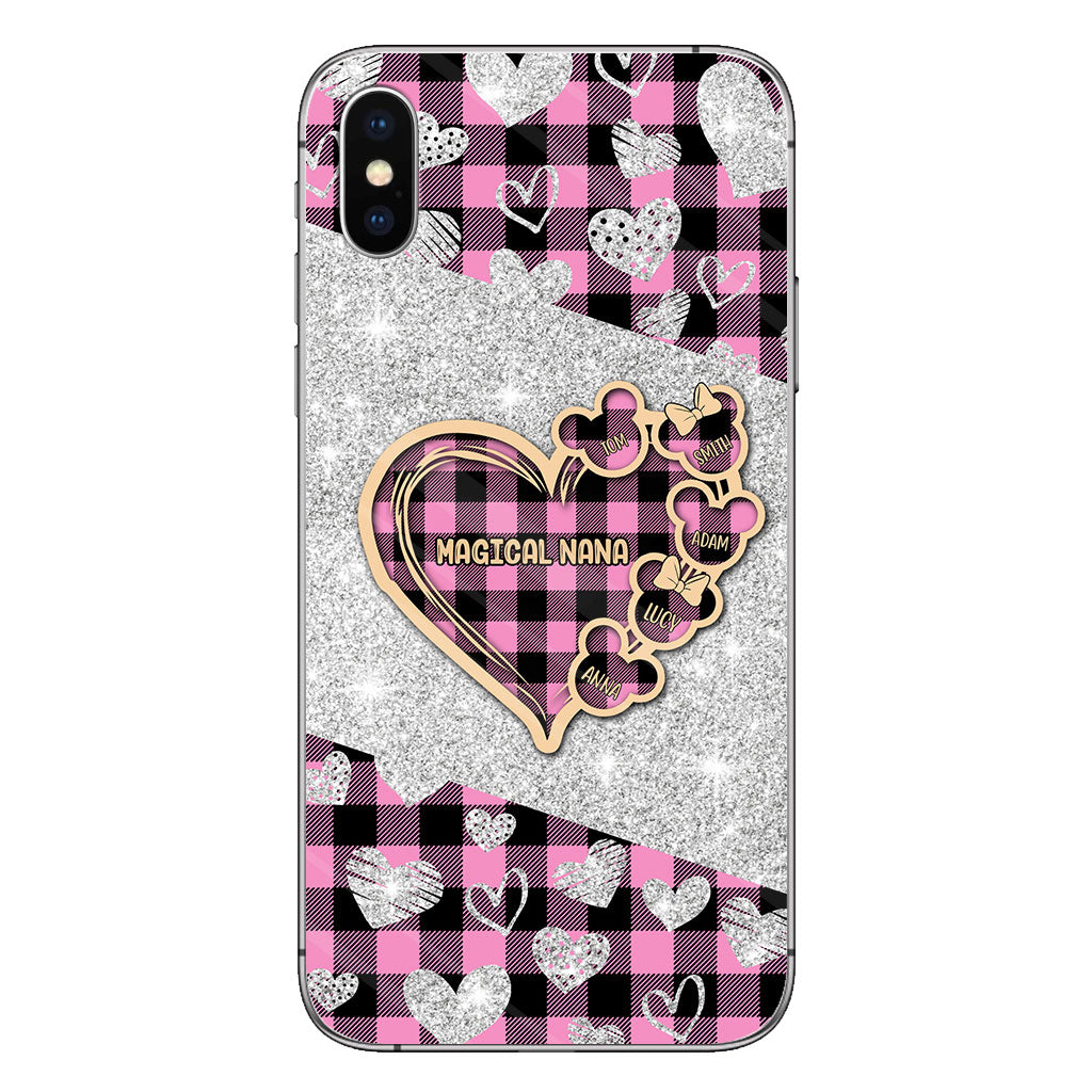 Valentine Heart Grandma - Personalized Grandma Phone Case