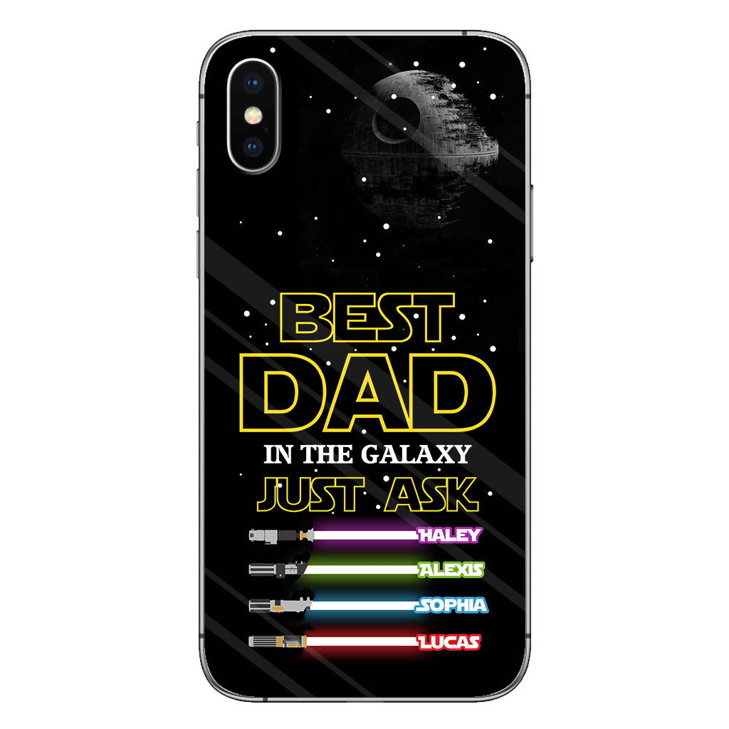 Best Dad In The Galaxy - Personalized Father's Day Phone Case