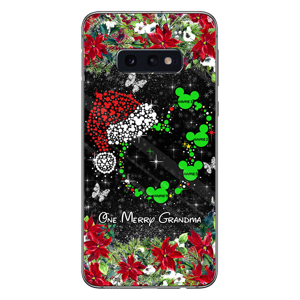 One Merry Grandma - Personalized Christmas Grandma Phone Case