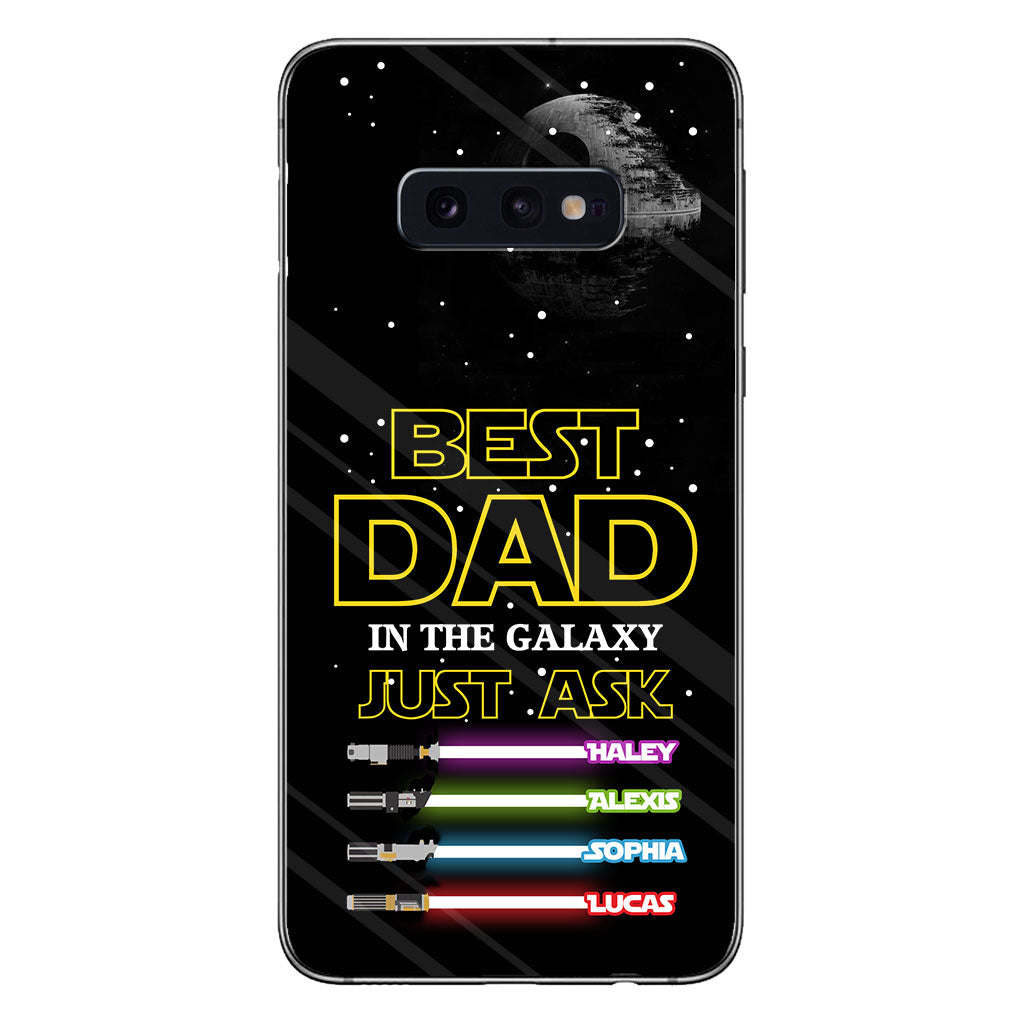 Best Dad In The Galaxy - Personalized Father's Day Phone Case