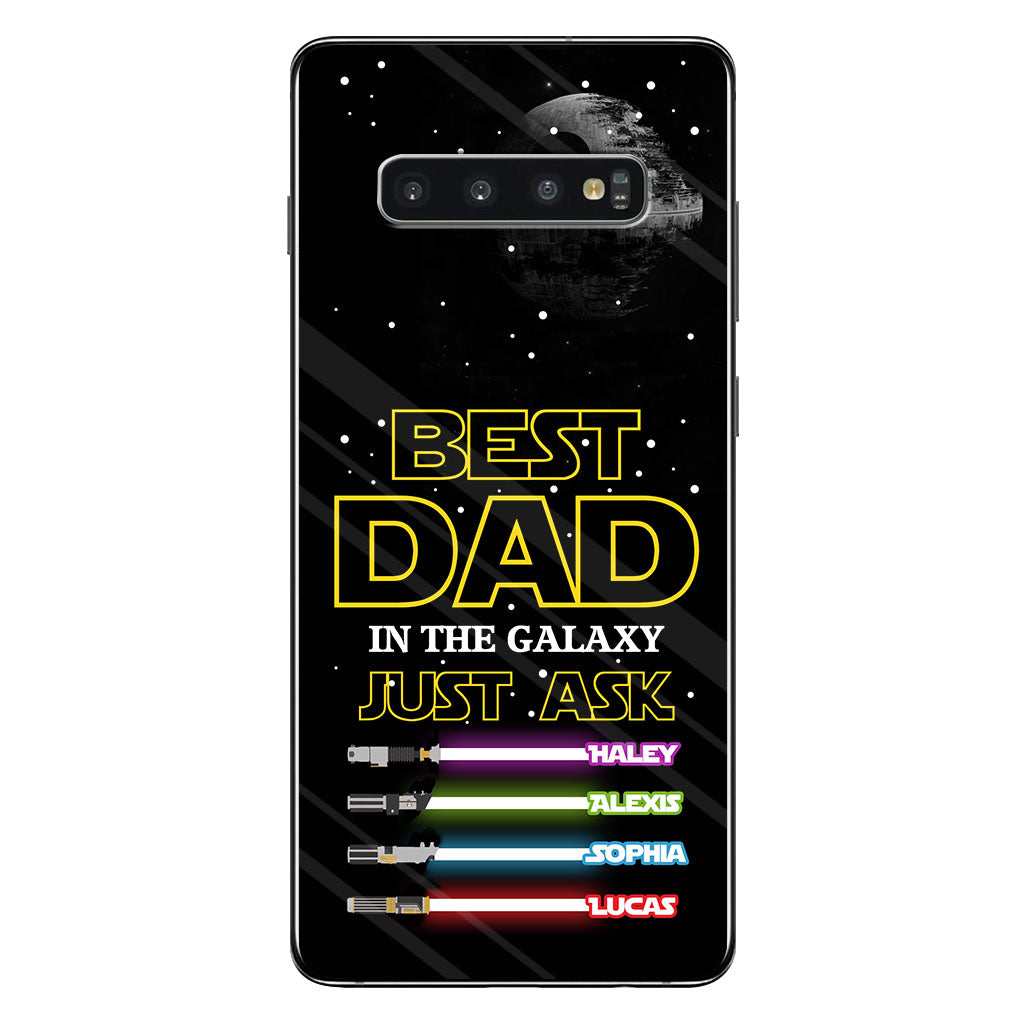 Best Dad In The Galaxy - Personalized Father's Day Phone Case