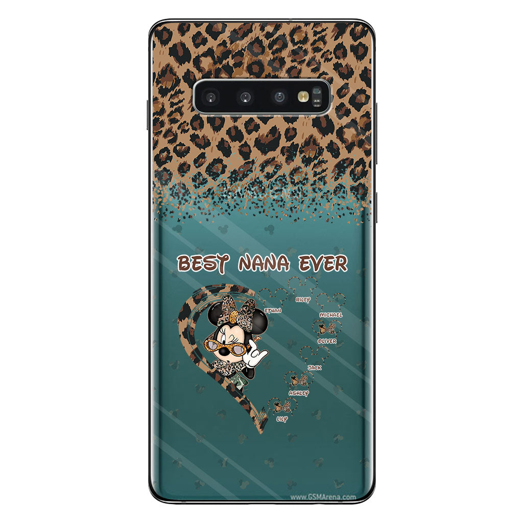 Best Grandma Ever - Personalized Grandma Clear Phone Case