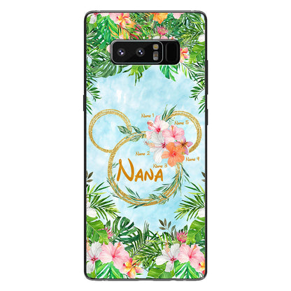 Tropical Mouse Ears Nana - Personalized Grandma Phone Case