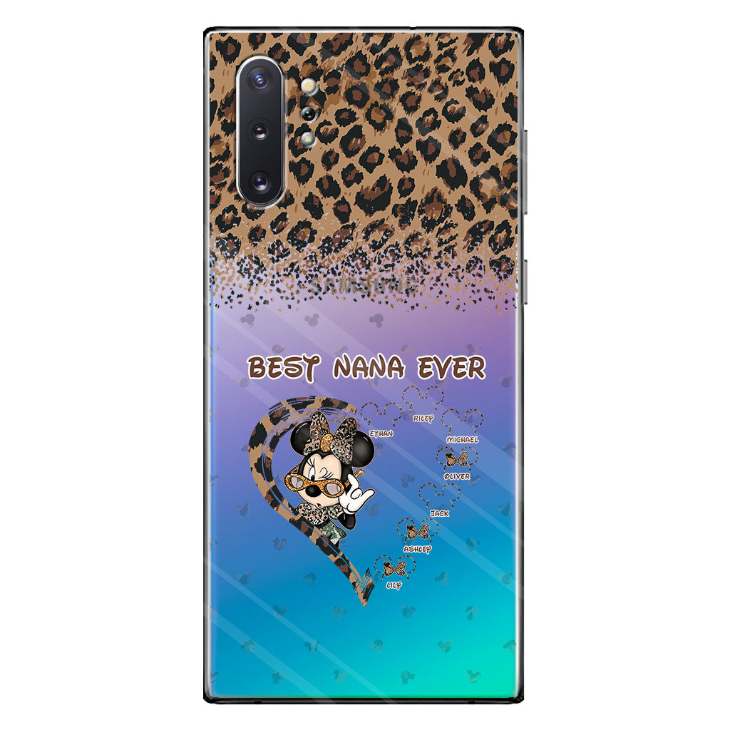 Best Grandma Ever - Personalized Grandma Clear Phone Case