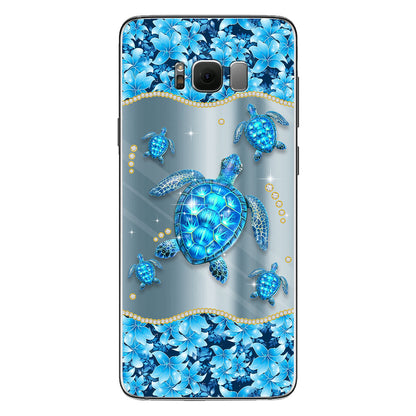 Blue Sea - Personalized Turtle Phone Case