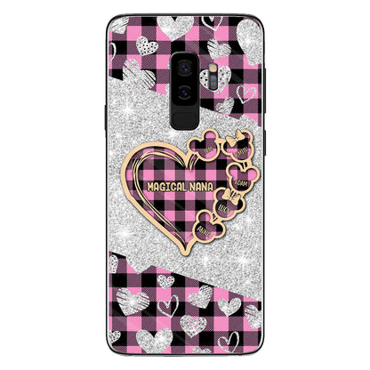 Valentine Heart Grandma - Personalized Grandma Phone Case