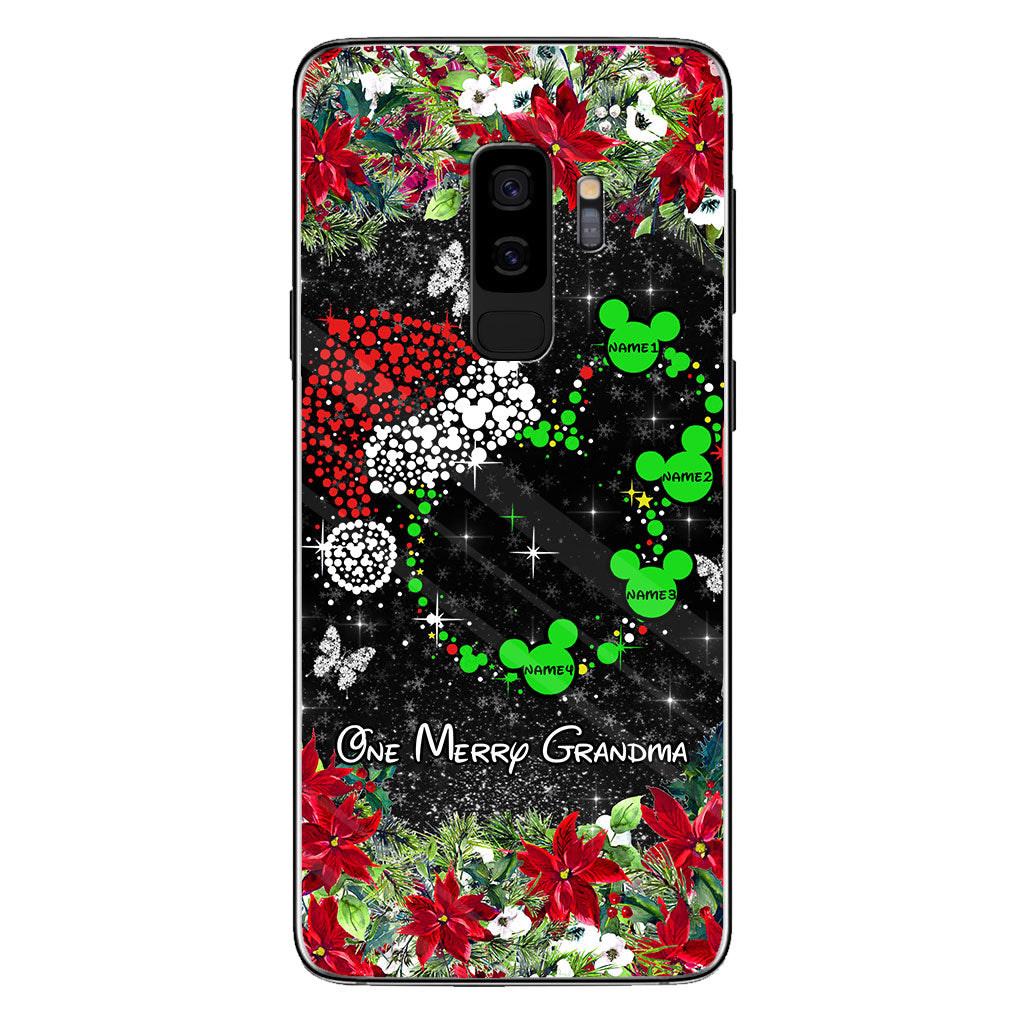 One Merry Grandma - Personalized Christmas Grandma Phone Case