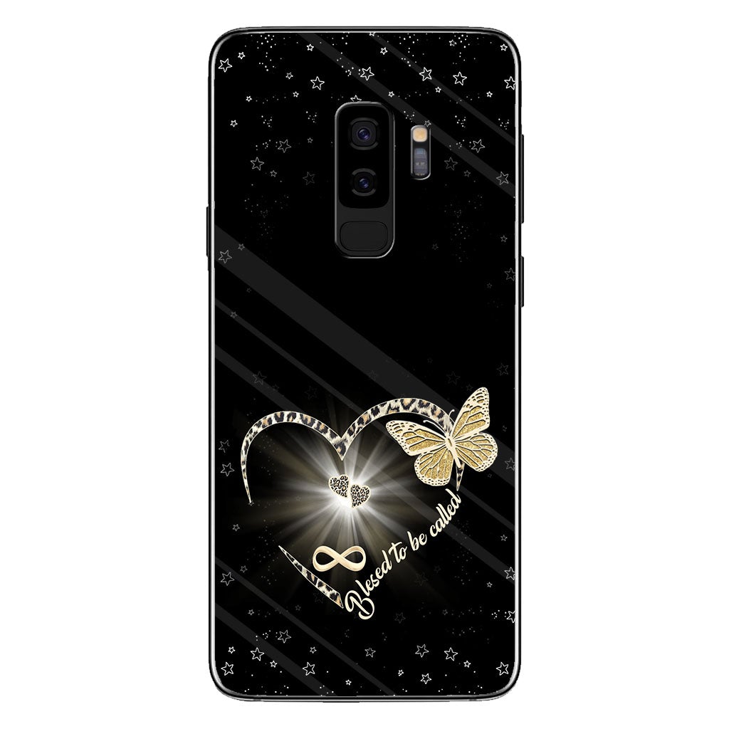 Blessed To Be Called Butterfly Heart - Grandma Personalized Phone Case 082021