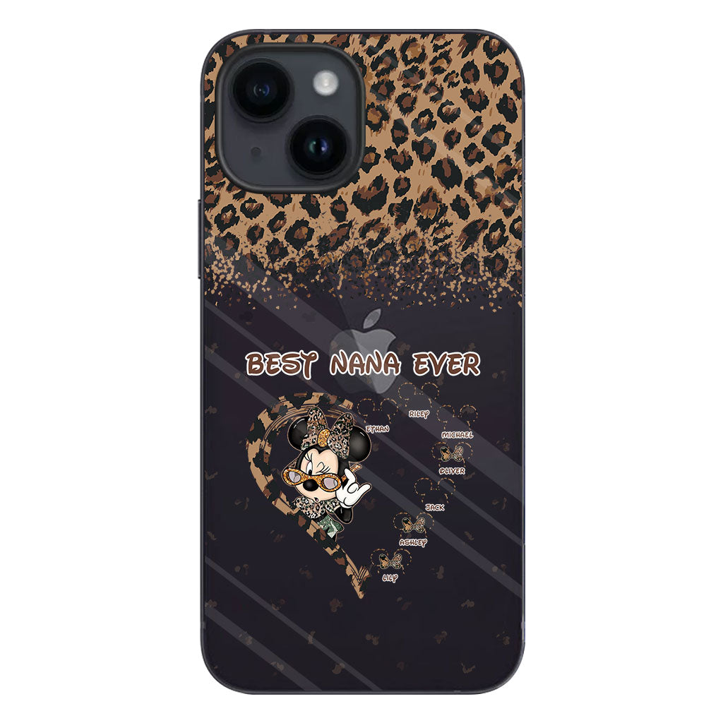 Best Grandma Ever - Personalized Grandma Clear Phone Case